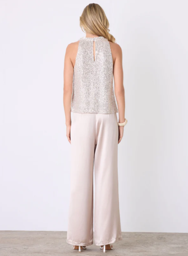 Lunar Top Gold Sequin