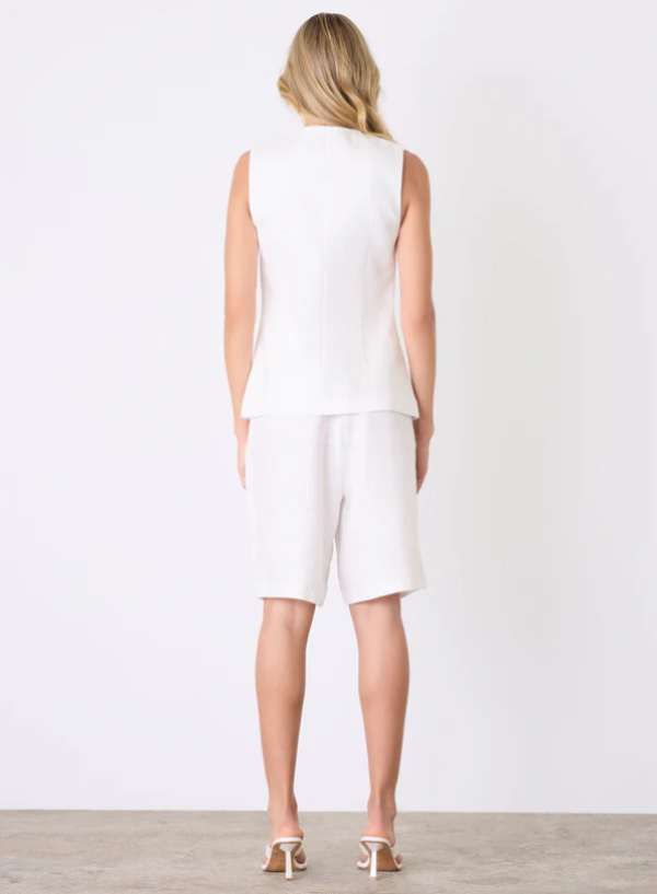 Marseille Vest Top White