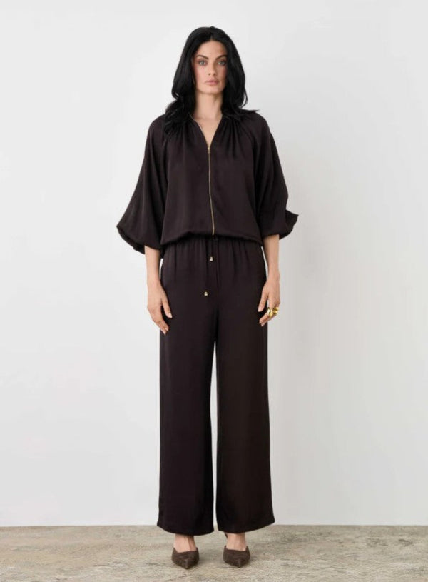 Mercer Bomber Jacket Chocolate 