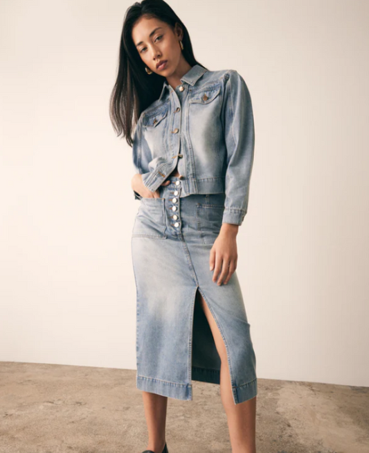 Midwest Skirt Blue Denim