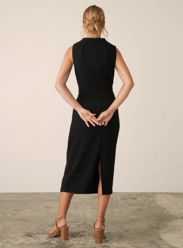 Esmaee Monte Carlo Midi Dress Black