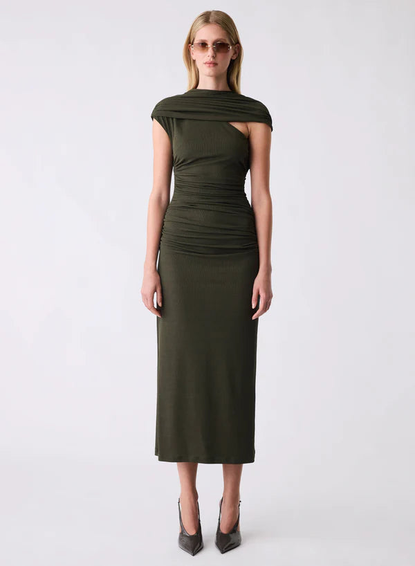 Pause Dress Khaki