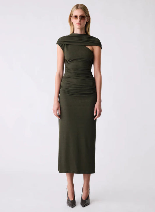 Pause Dress Khaki