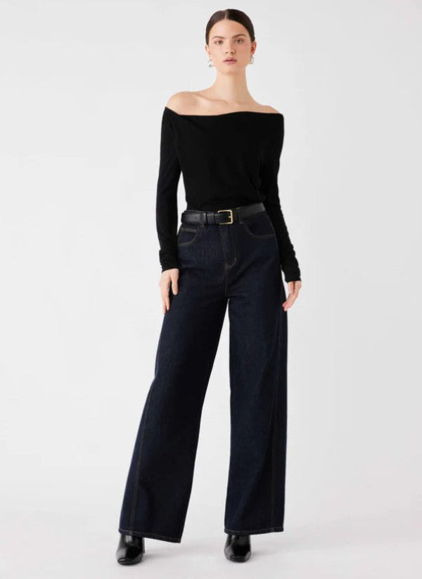 Pinnacle Knit Top Black