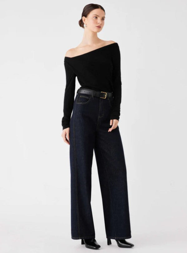 Pinnacle Knit Top Black