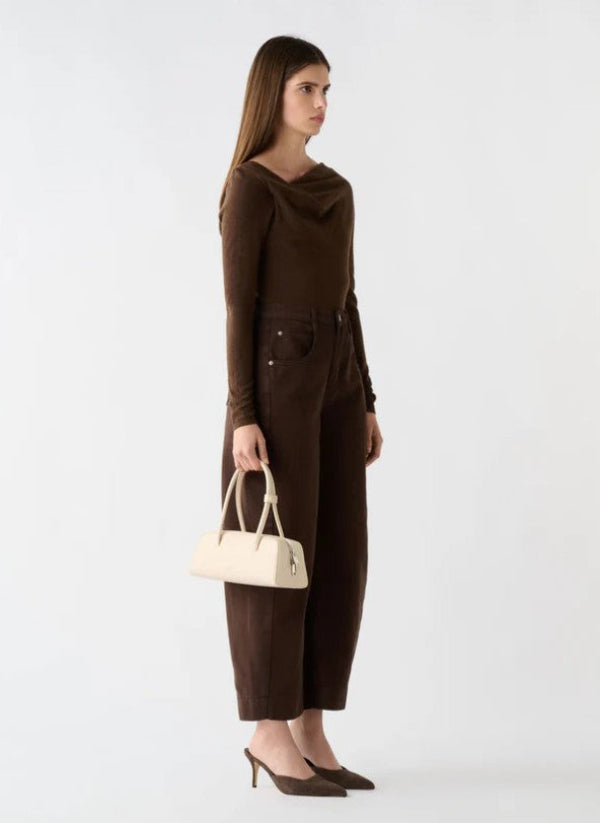 Pinnacle Knit Top Chocolate