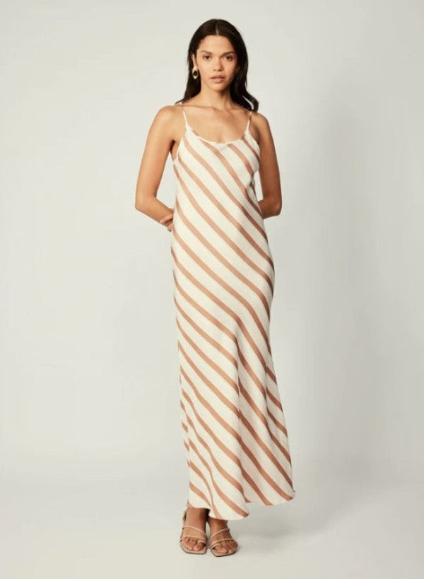 Esmaee Shadow Slip Dress Stripe