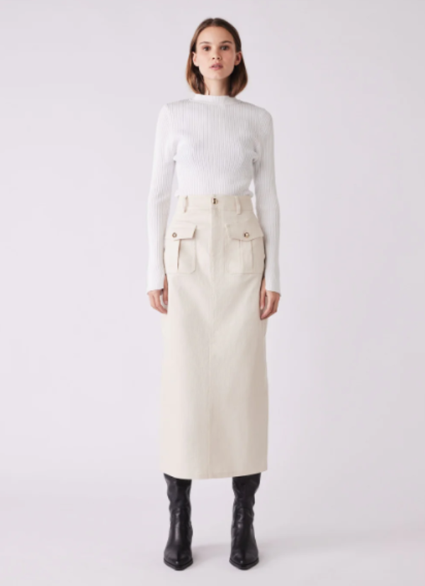 ESMAEE Uptown Skirt Bone