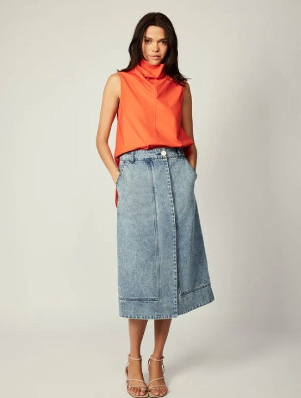 ESMAEE Vixen Denim Skirt Denim