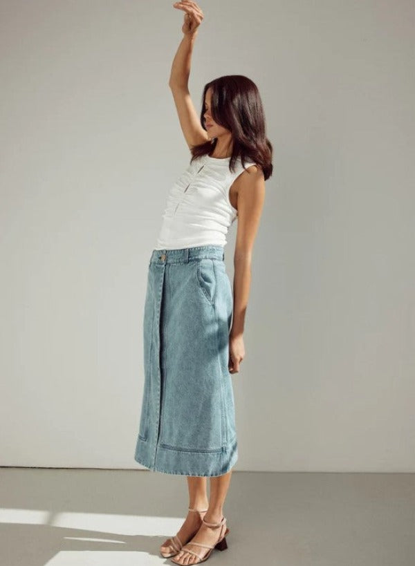 ESMAEE Vixen Denim Skirt Denim