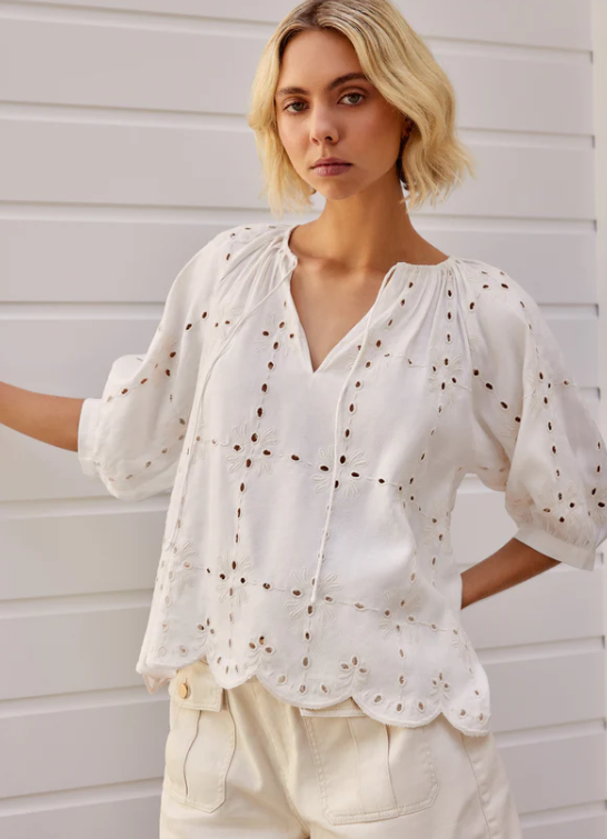 White Haven Blouse White