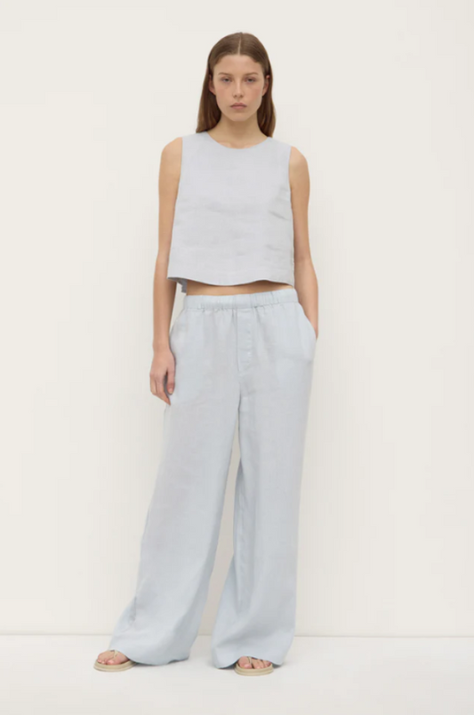 Estelle Linen Top Cloud