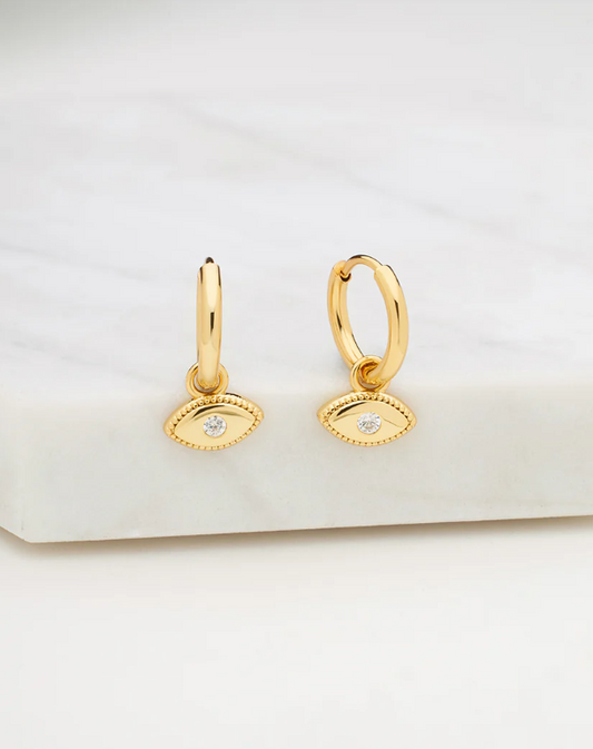 Evil Eye Earring Gold