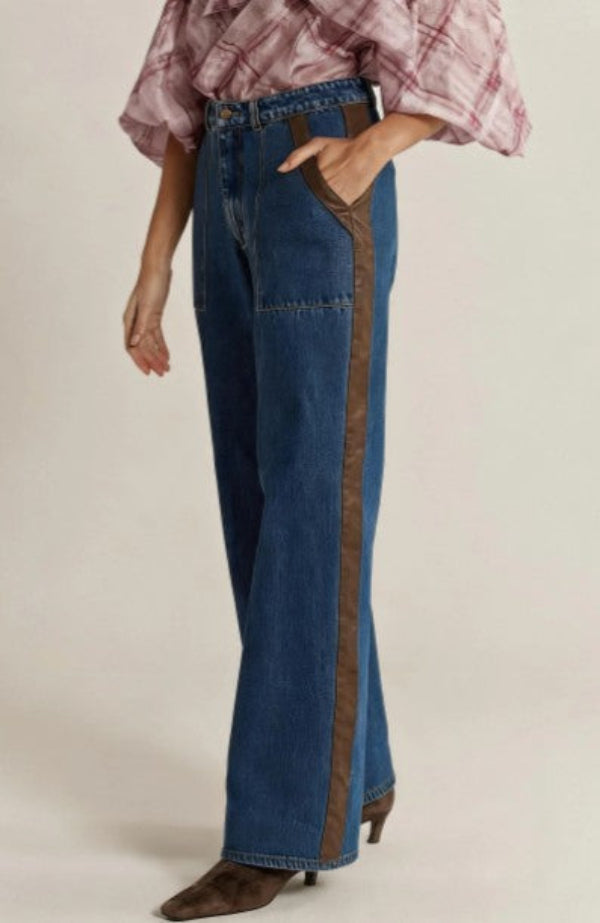 Niamh Denim Pant Mid Blue