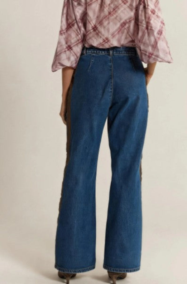 Niamh Denim Pant Mid Blue