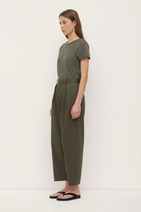 Geno Poplin Pant Moss