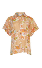Girl and the Sun Pablo Top Tropical Print