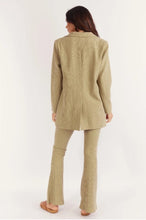 Girl and the Sun Sophie Flared Pants Olive Ribbed