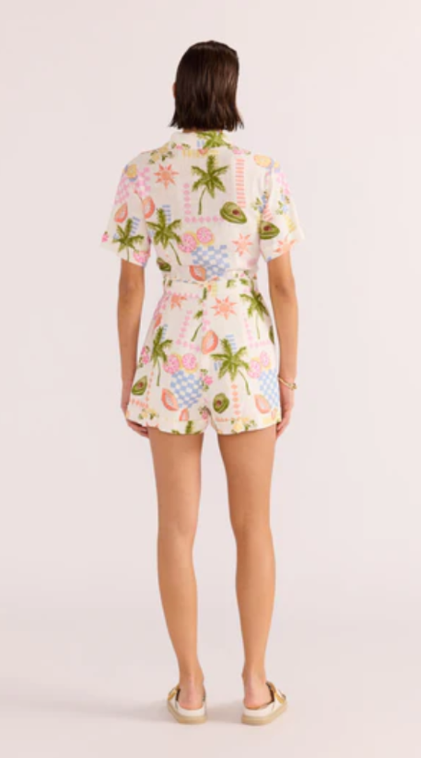 Gracie Belted Playsuit Fruity-Floral