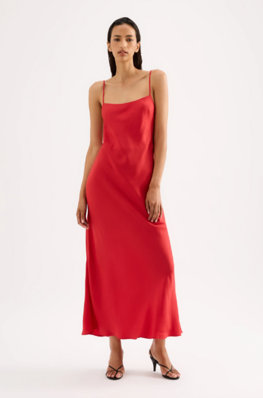 Greta Slip Maxi Dress Chilli