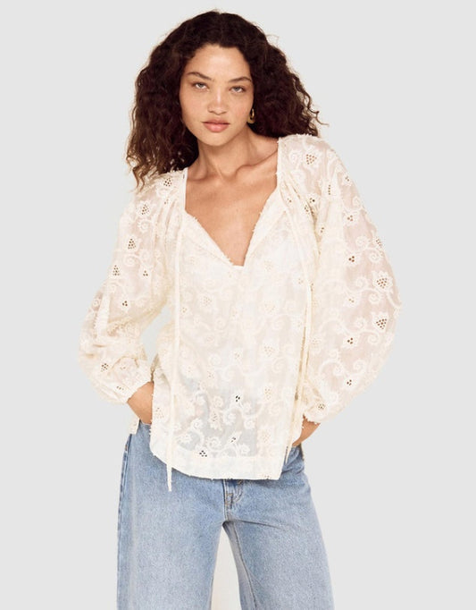 Inez Blouse Cream