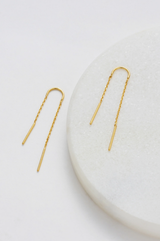 Ivy Thread Earring Gold 