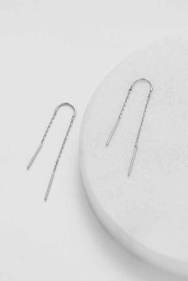 Ivy Thread Earring Silver 