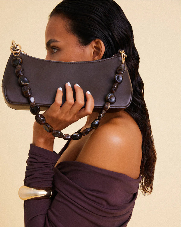 Jamie Shoulder Bag Chocolate