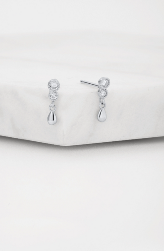 Jasmine Stud Earring Silver