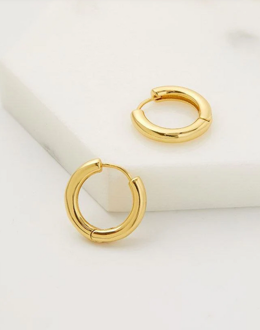 Kendall Medium Hoop Gold 