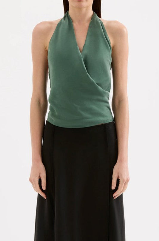 Leon Cupro Top Emerald