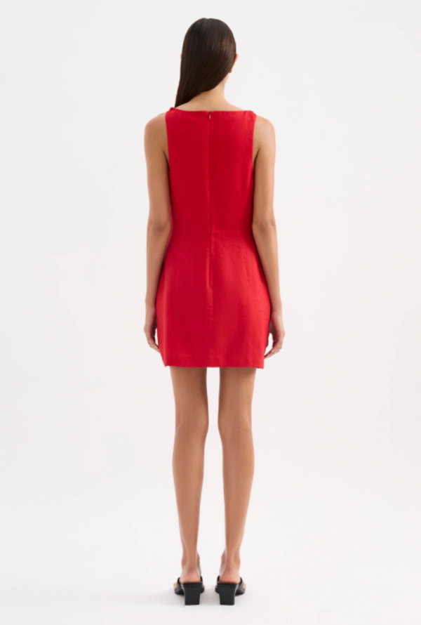 Lotta Mini Dress Vermillion