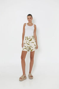 MADISON THE LABEL Carrie Shorts Tribeca Print