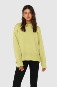 MADISON THE LABEL June Knit Jumper Green