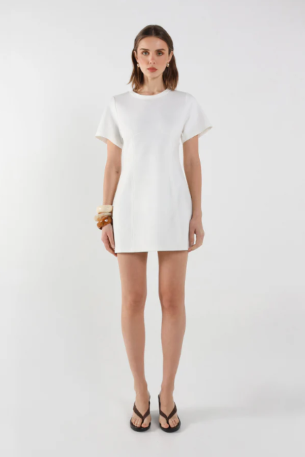 Marielle Mini Dress White 
