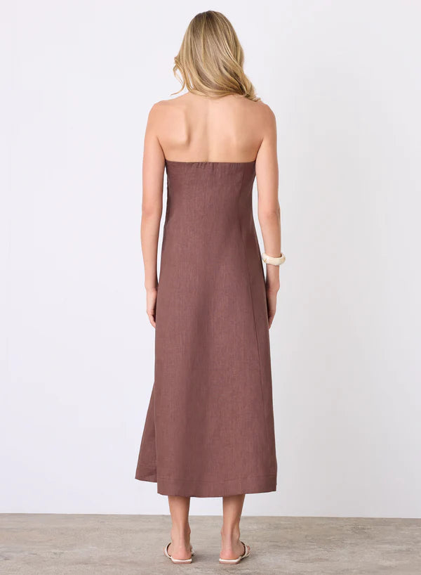 Marsielle Bandeau Dress Espresso