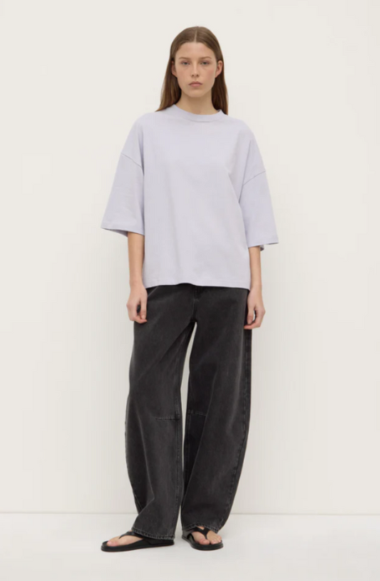 Max Cotton Oversized Tee Lilac