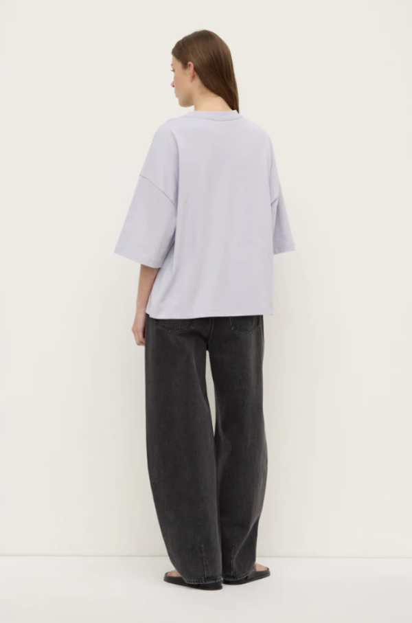 Max Cotton Oversized Tee Lilac