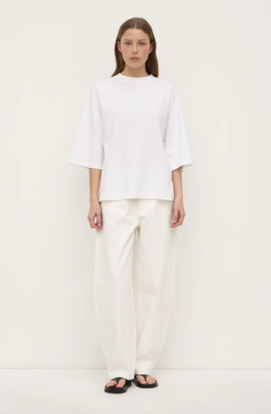 Max Cotton Oversized Tee White
