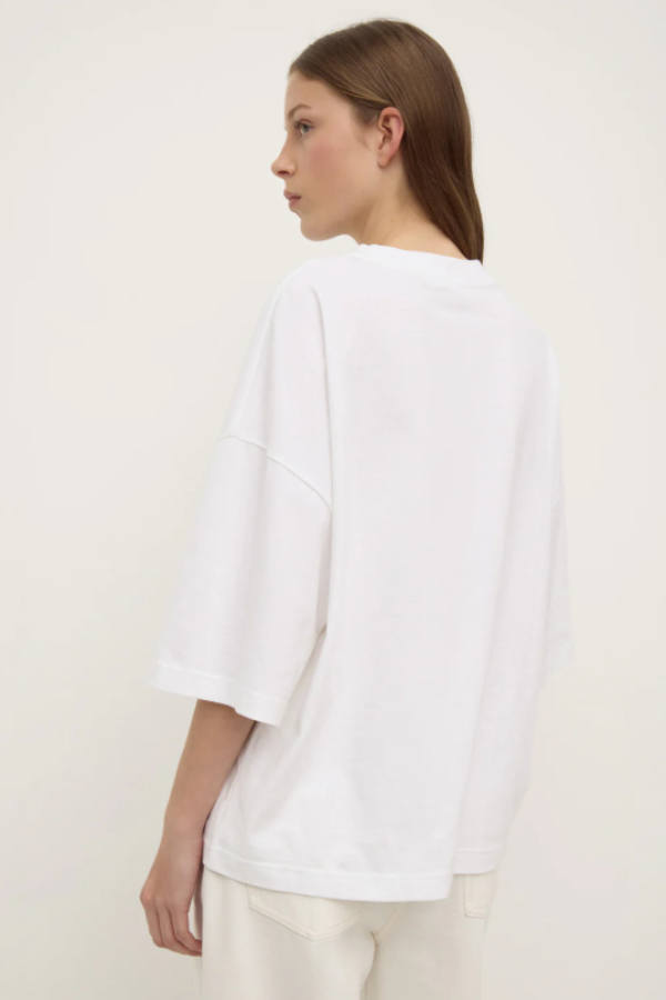 Max Cotton Oversized Tee White