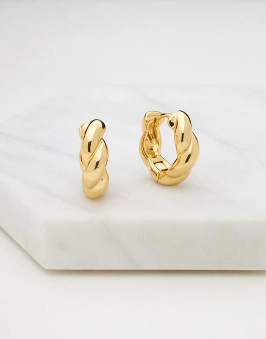 Maya Hoop Gold
