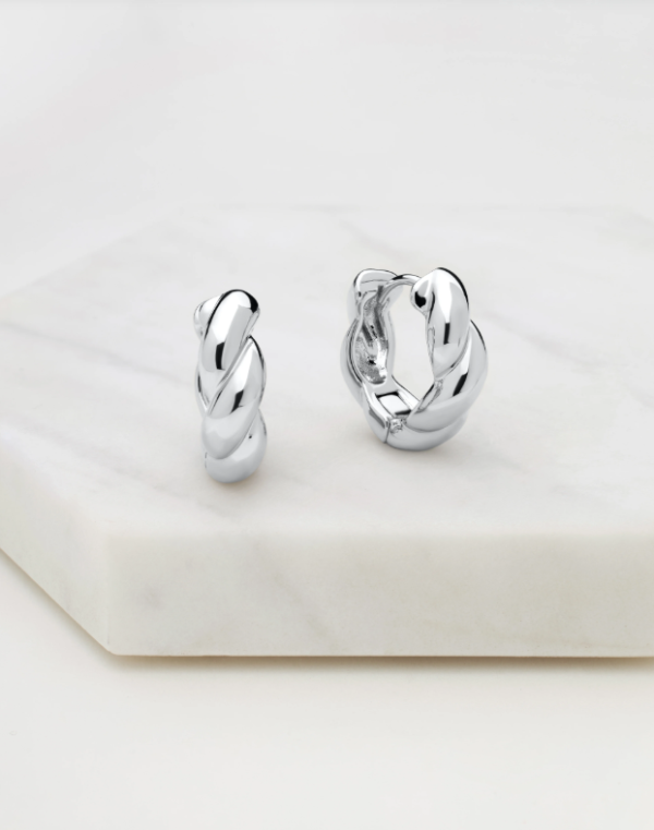 Maya Hoop Silver 
