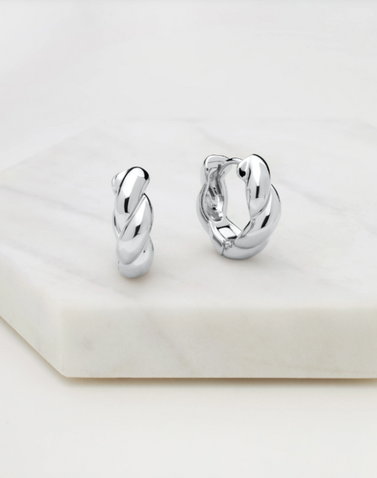 Maya Hoop Silver 