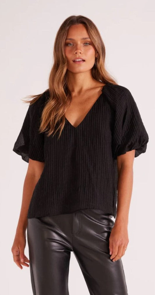 Minkpink Raven Blouse Black