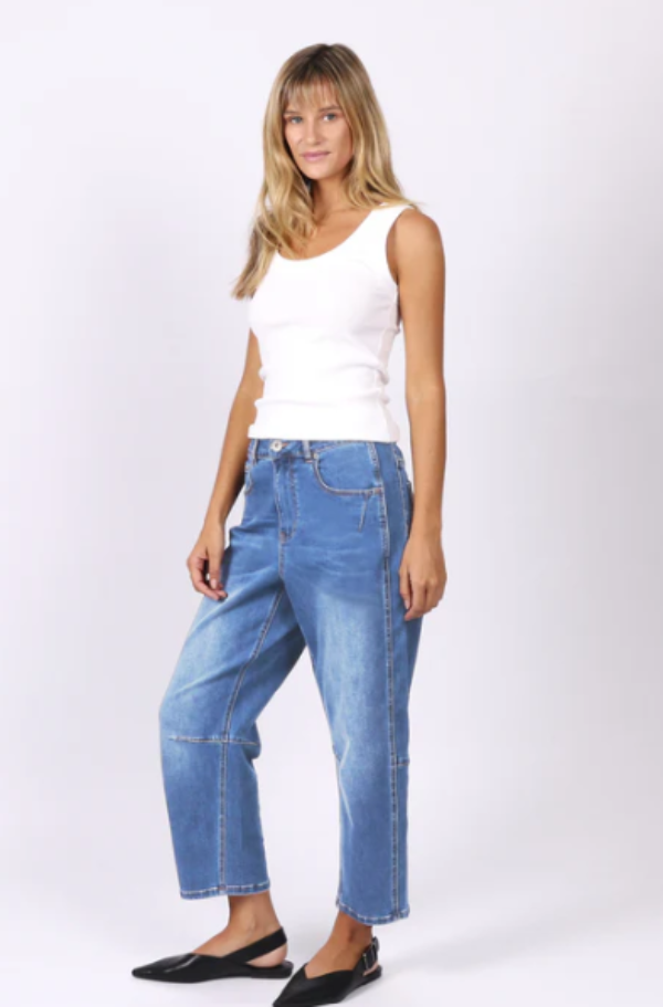 Toni Barrel Jeans Light Blue