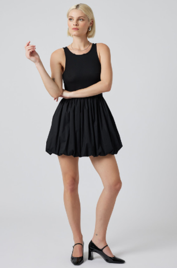 MVN The Label Over The Hill Mini Dress Black