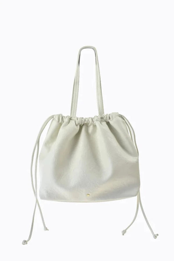 Nadia Drawstring Tote Stone Gold