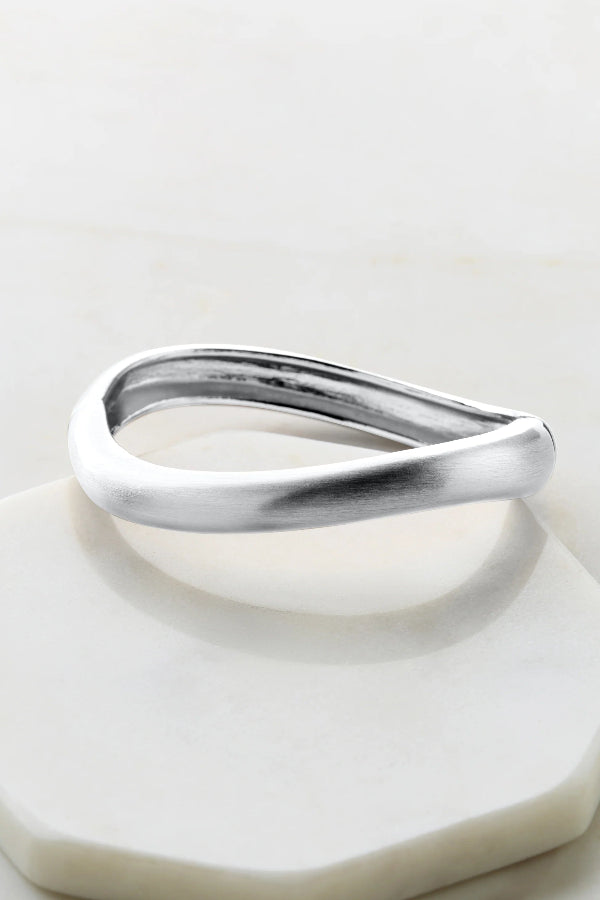 Nara Brushed Bracelet Silver