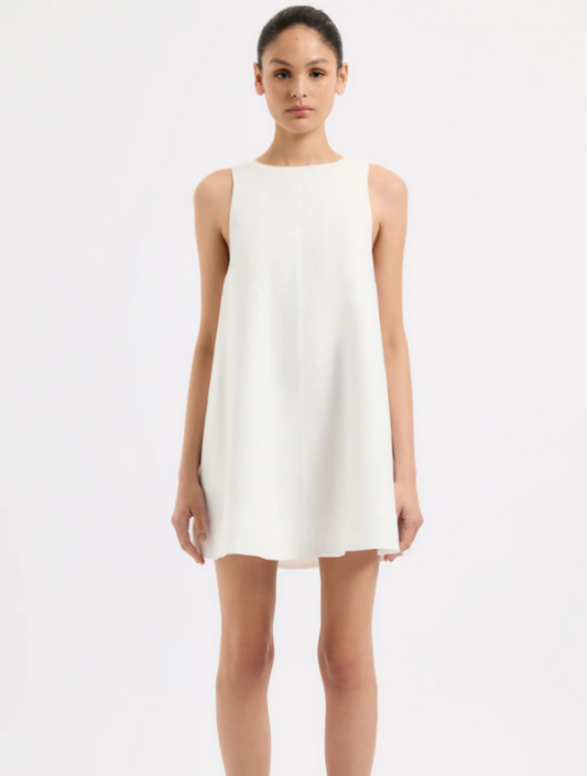 Nemi Linen Dress White 