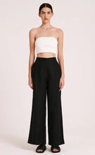 Nude Lucy Amani Tailored Linen Pant Black